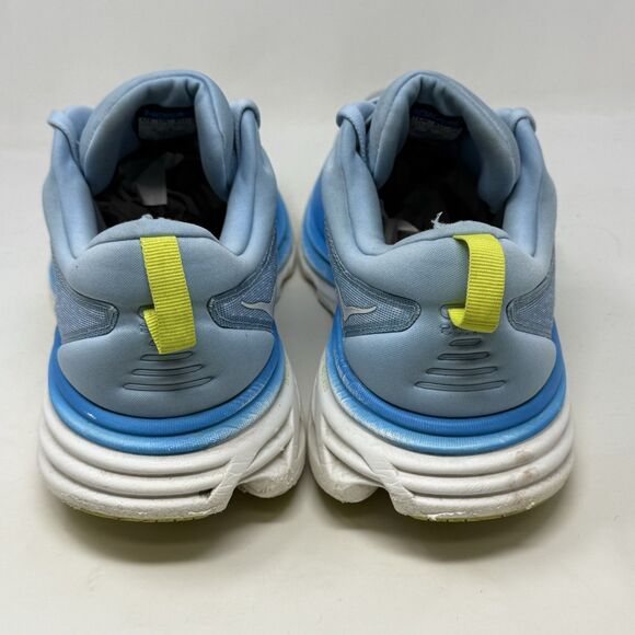 Hoka One One Bondi 8 Shoes Mens 12 D Blue Comfort Running Walking Sneakers FLAWS - Picture 10 of 16